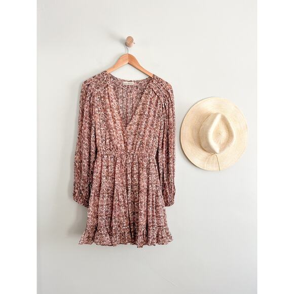 Ulla Johnson | Eleni Gardenia Floral Silk Mini Dress | Sz 2 - Picture 2 of 11